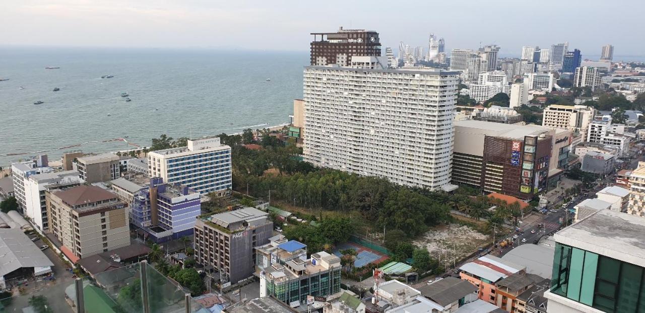 Base Central Pattaya Long Balcony King-Bed With Infinity Pool & Free Netflix! エクステリア 写真