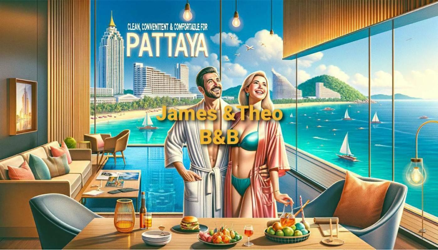 Base Central Pattaya Long Balcony King-Bed With Infinity Pool & Free Netflix! エクステリア 写真